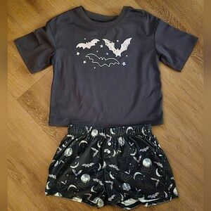 Cat & Jack Sleepwear PJ set Girls M Size 8 Bats